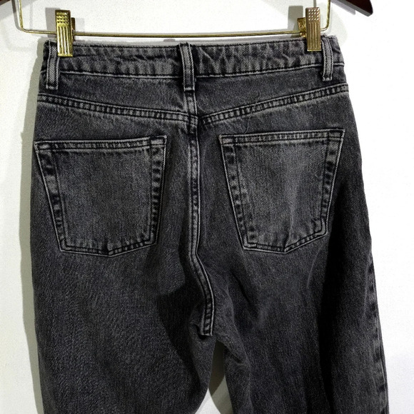 Topshop | Classic Black Women's Mom Jeans - Picture 6 of 10